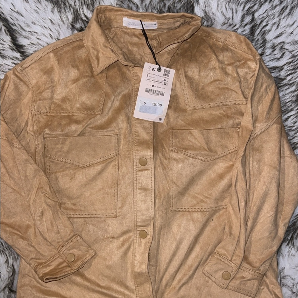 Zara Girls Tan Jacket